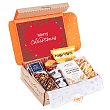 Christmas postcard Afternoon Tea postal Hamper