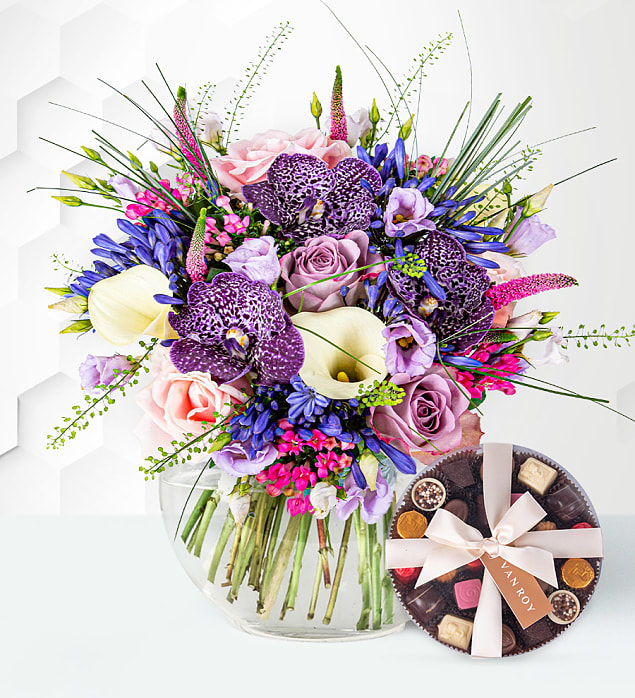 Sapphire Medley & Belgian Chocolates