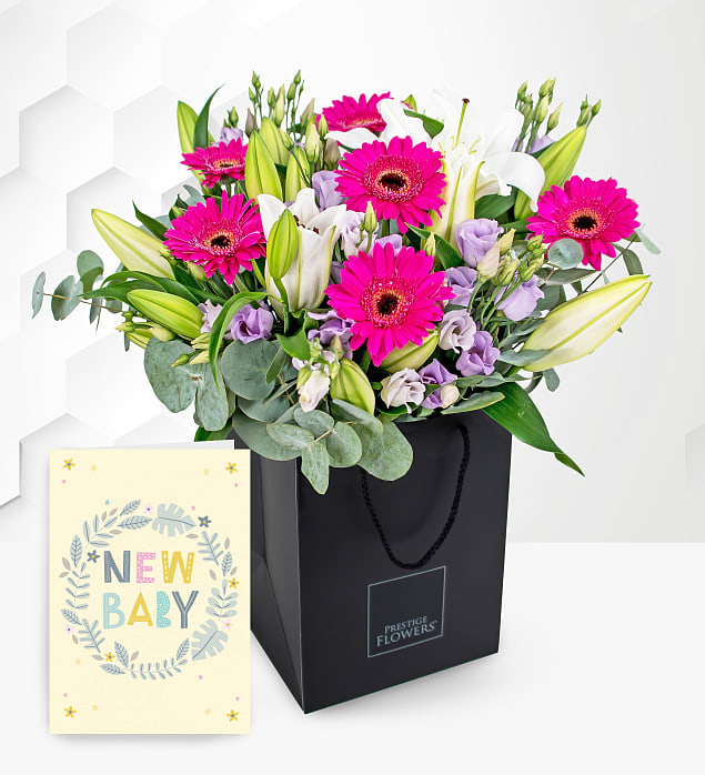 Exquisite with New Baby Card