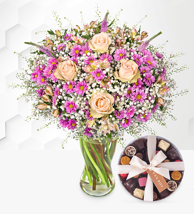 Pink Sunshine & Belgian Chocolates