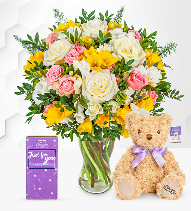 Rose and Freesia Just For You Gift
