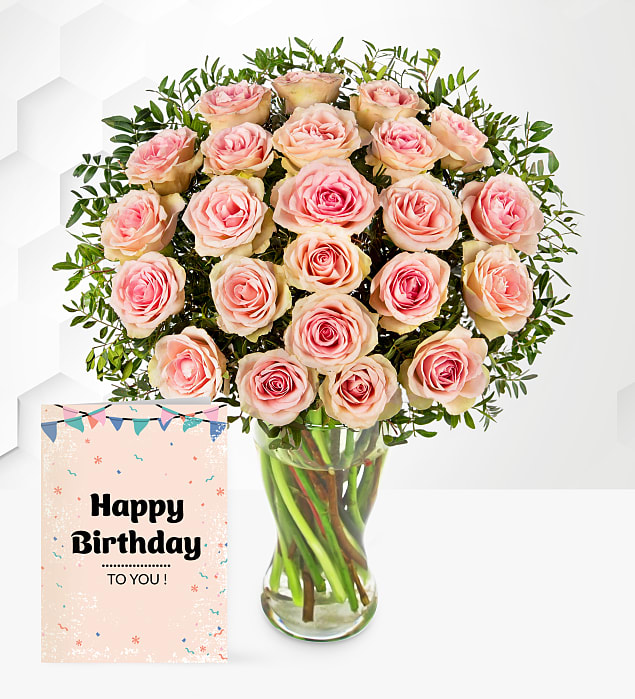 La Belle with Birthday Card