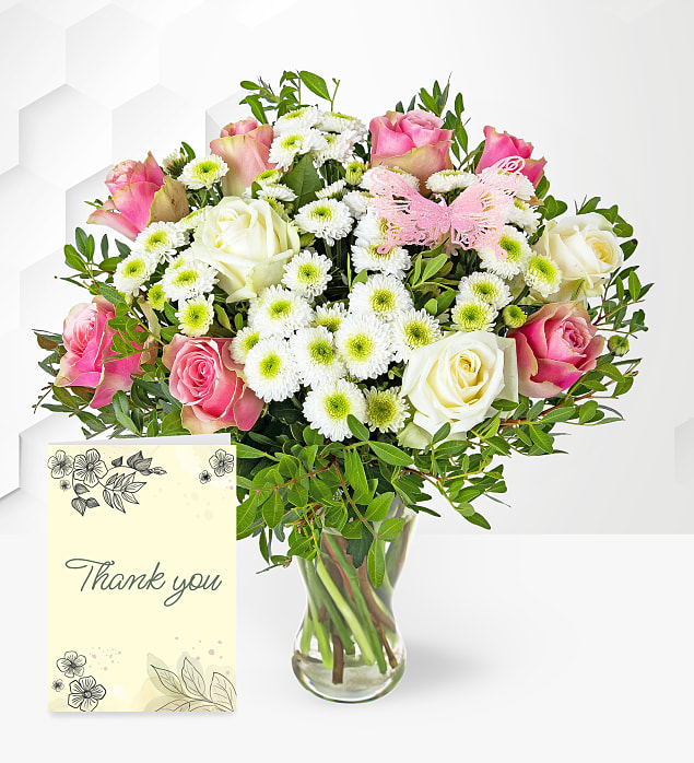 Rose Medley & Thank You Card