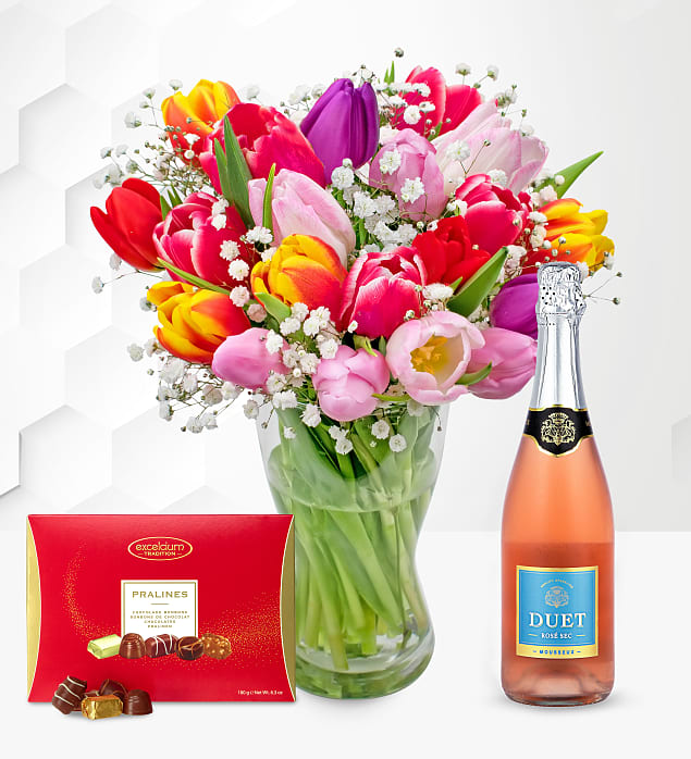 Tulip Supreme with Fizz & Chocolates