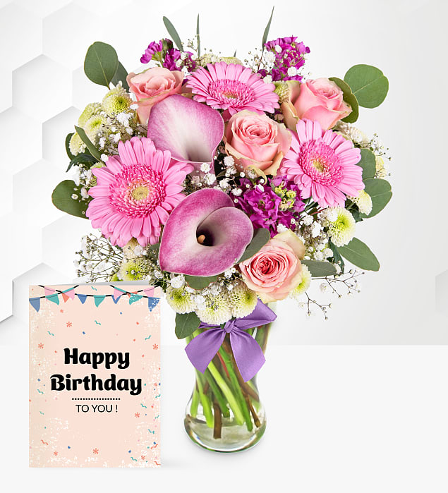 The June Bouquet with Card