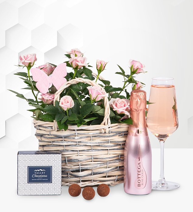 Rose and Bottega Basket