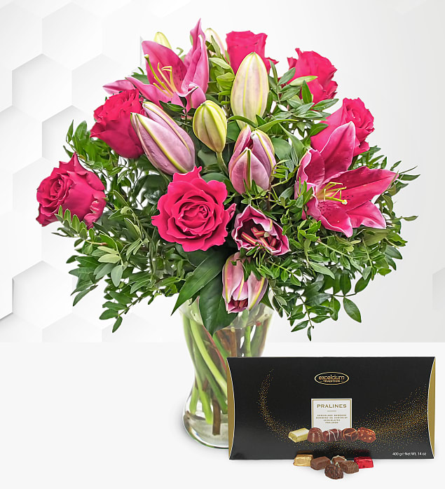 Rose and Lily & Luxury Chocolates