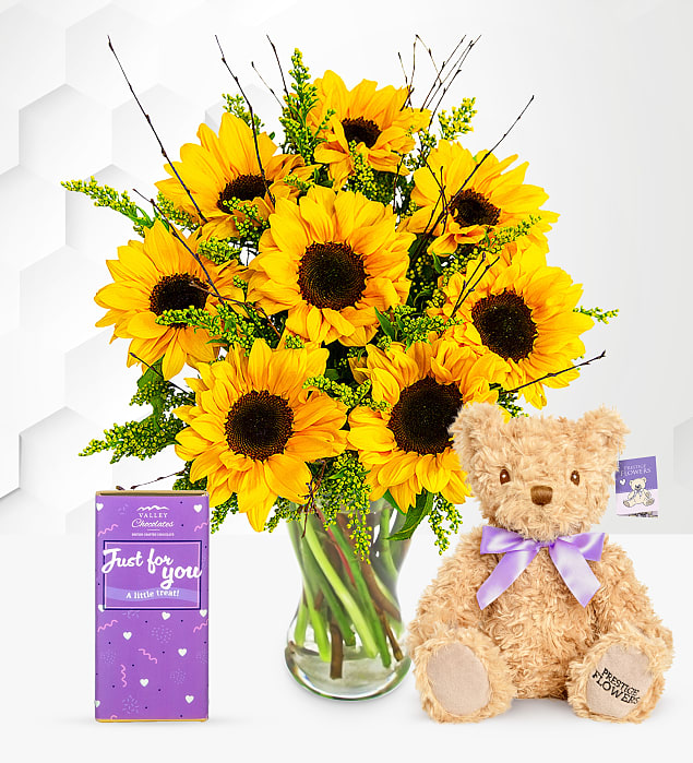 Sensational Sunflowers Just For You Gift
