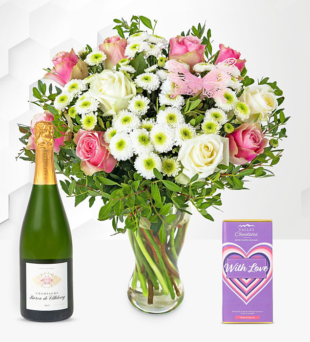 Rose Meadows Champagne Joy Gift