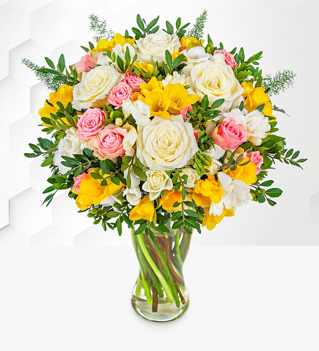 Rose and Freesia