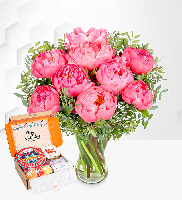Peony Blush Birthday Deluxe Gift