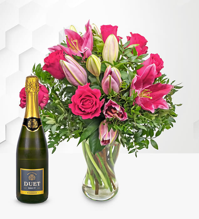 Rose and Lily With Pigalle