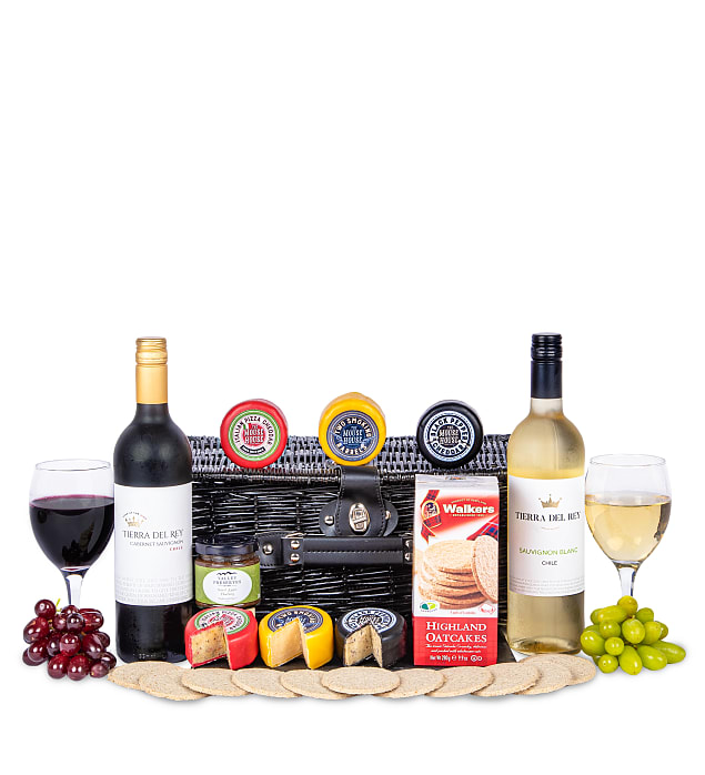 Artisan Cheese & Wine Basket 