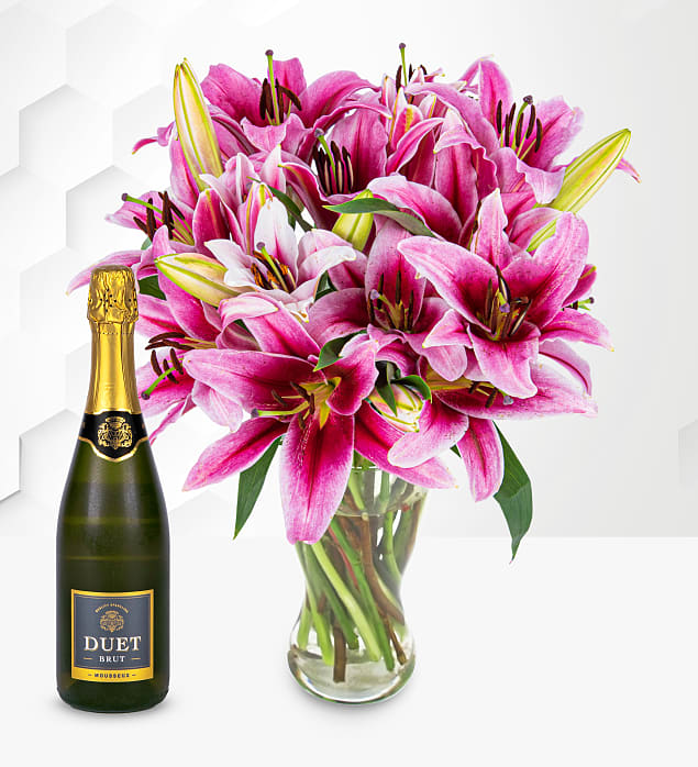 Stargazer Lilies With Pigalle