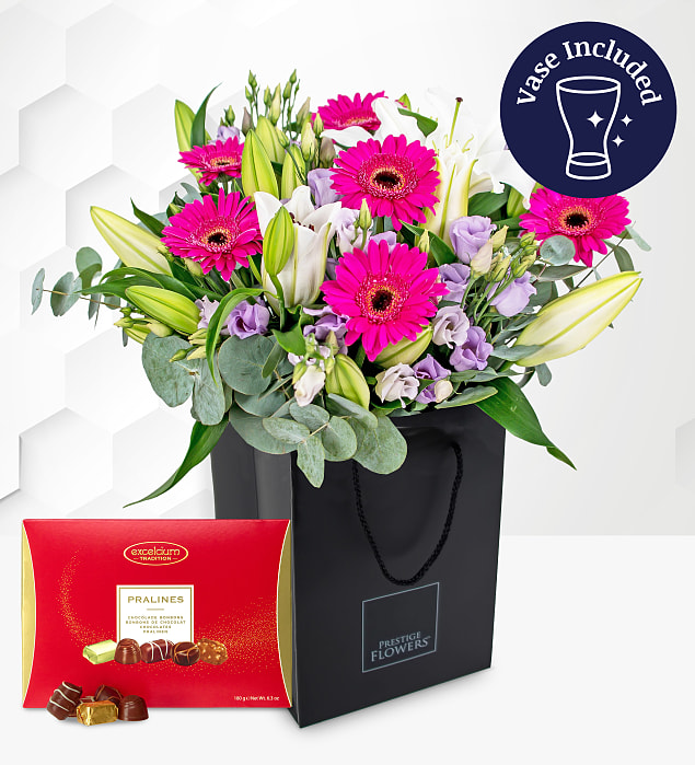 Exquisite with Chocs & Vase
