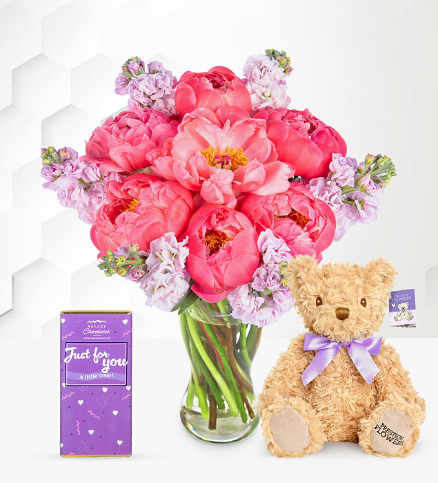 Paradise Peonies Just For You Gift