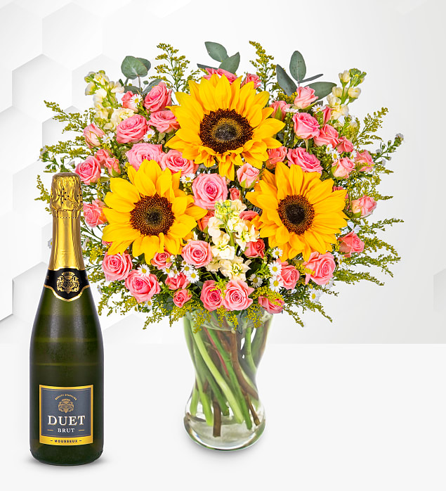 Sunflower Meadows with Fizz