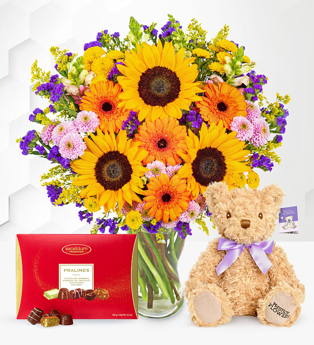 Brilliant Sunshine Bouquet Gift Set