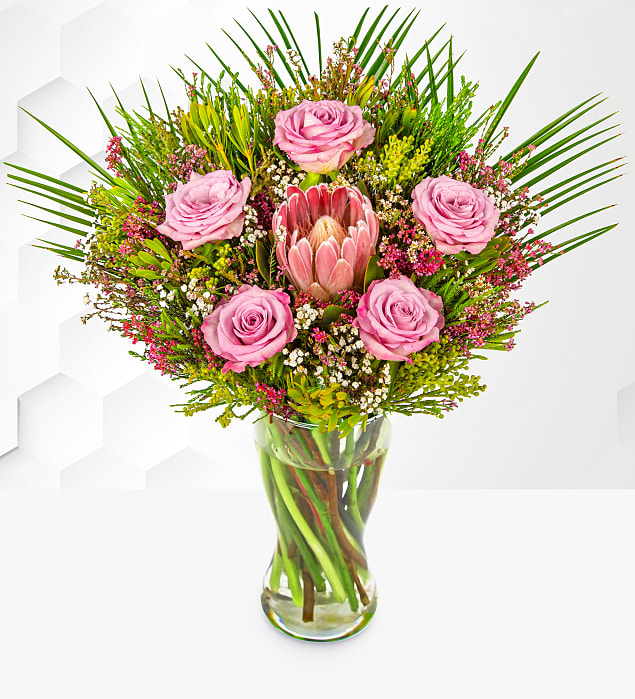 Protea and Roses