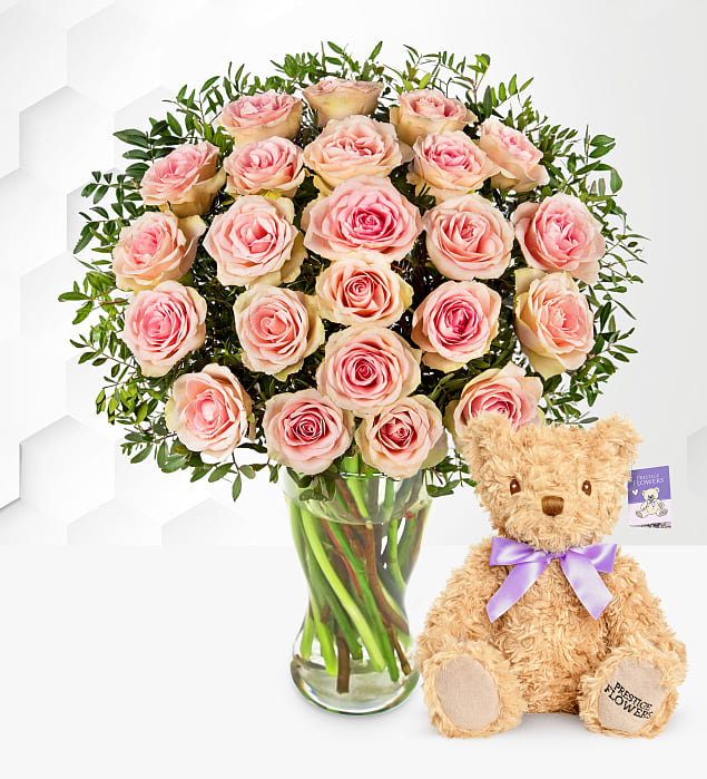 La Belle With Teddy Bear