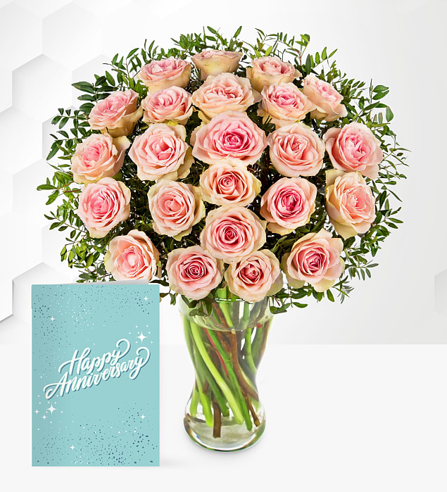 La Belle with Anniversary Card