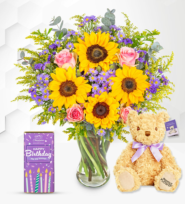 July Bouquet Birthday Delight Gift Medium