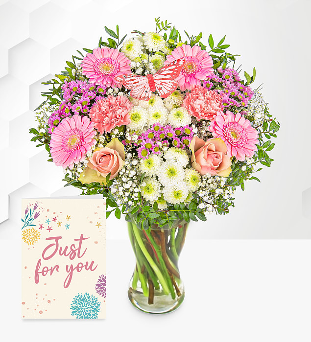 Pastel Meadow with Card