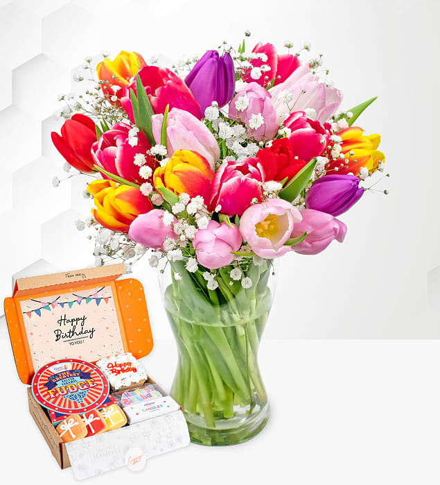 Tulip Supreme Birthday Deluxe Gift