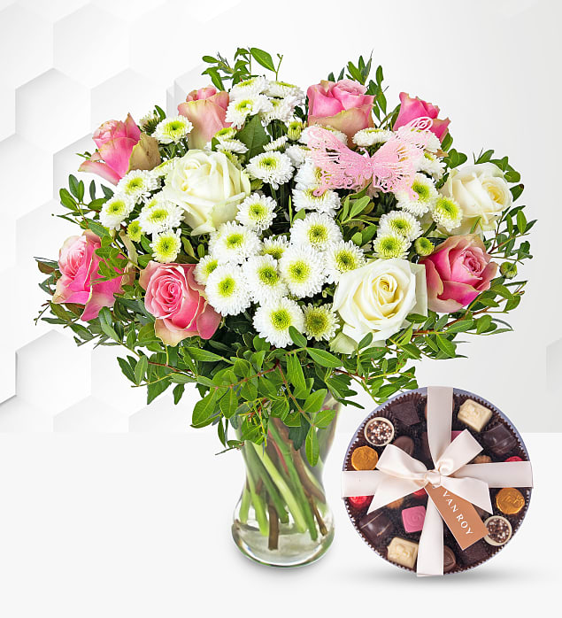 Rose Meadows & Belgian Chocolates