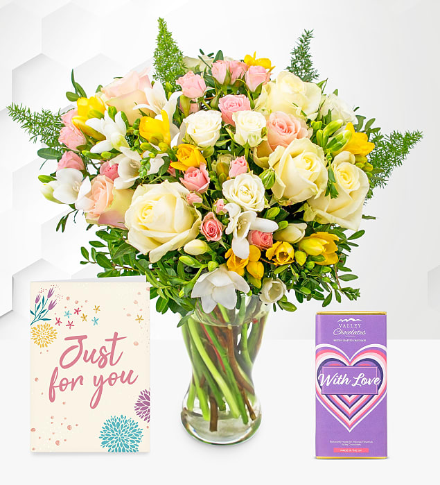 Rose and Freesia Joy Gift
