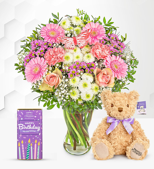 Pastel Meadow Birthday Delight Gift Medium