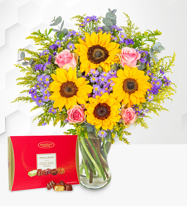 The July Bouquet with Chocolates Medium