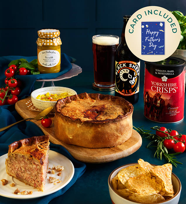 Fathers Day Pork Pie with Card