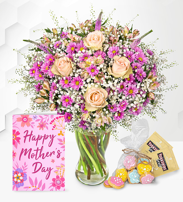 Pink Sunshine Tea & Card Gift