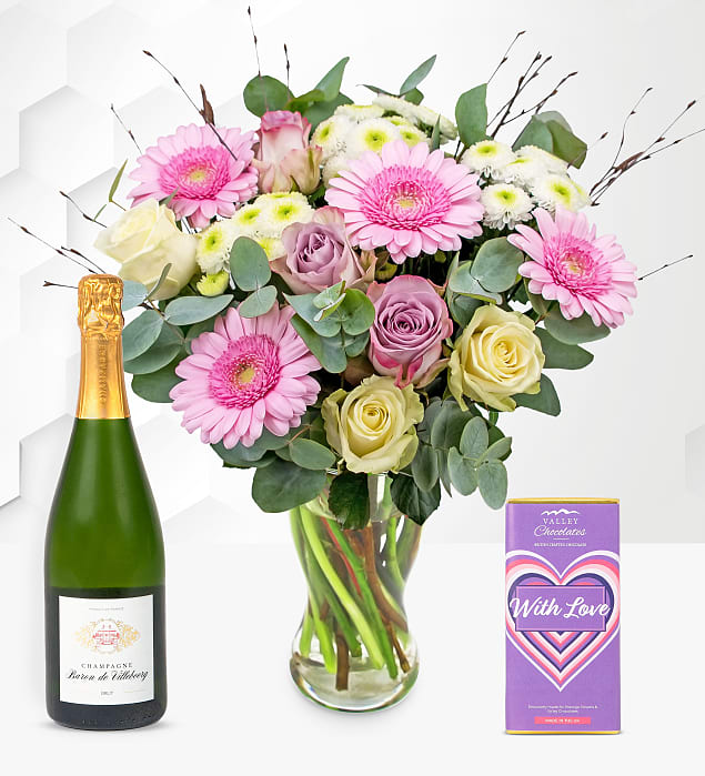 Country Garden Champagne Joy Gift
