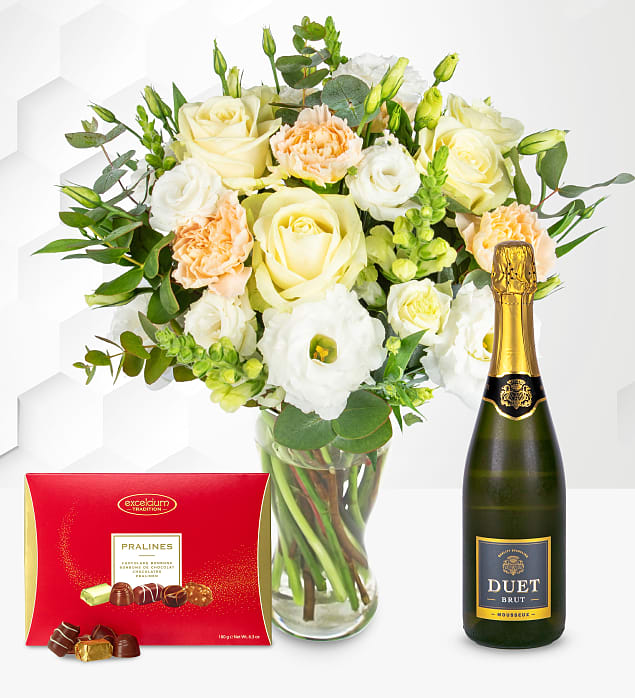 Ivory Harmony with Fizz & Chocolates