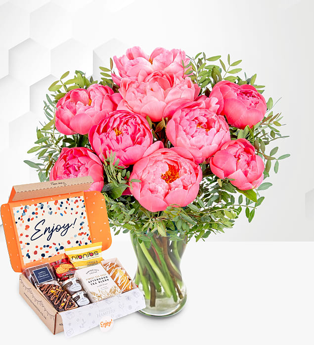 British Summer Peonies & Afternoon Tea