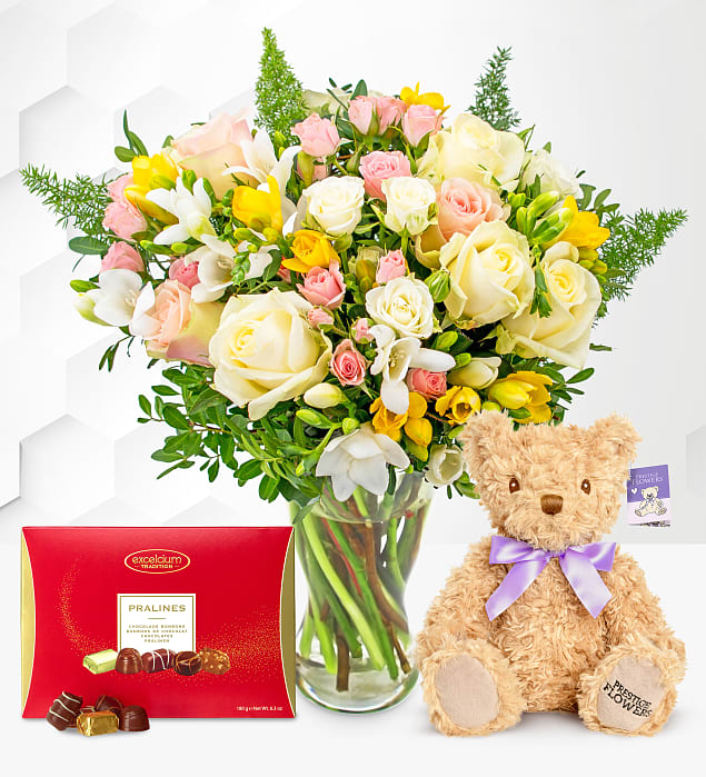 Rose and Freesia Giftset