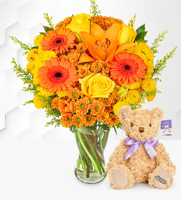 Celebration Delight With Teddy Bear