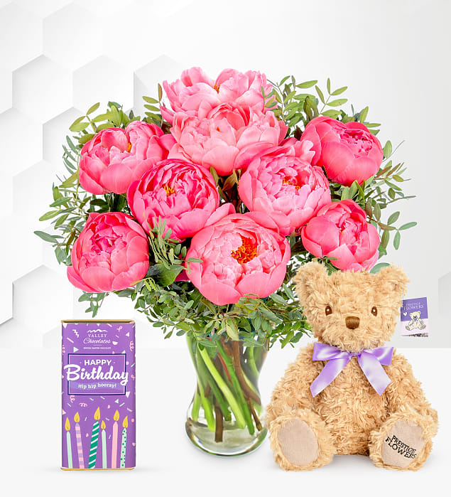 Peony Blush Birthday Delight Gift
