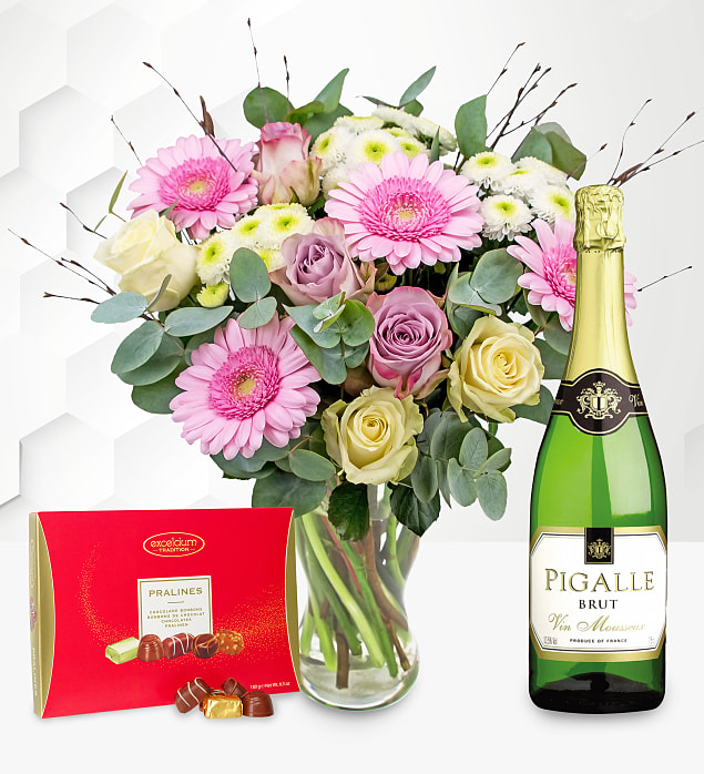 Country Garden with Fizz & Chocolates