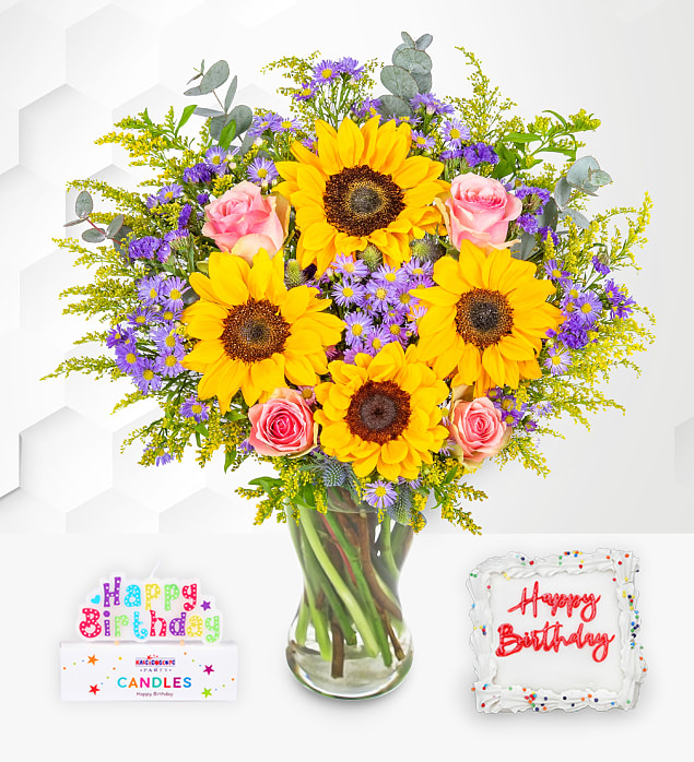 July Bouquet Birthday Surprise Gift