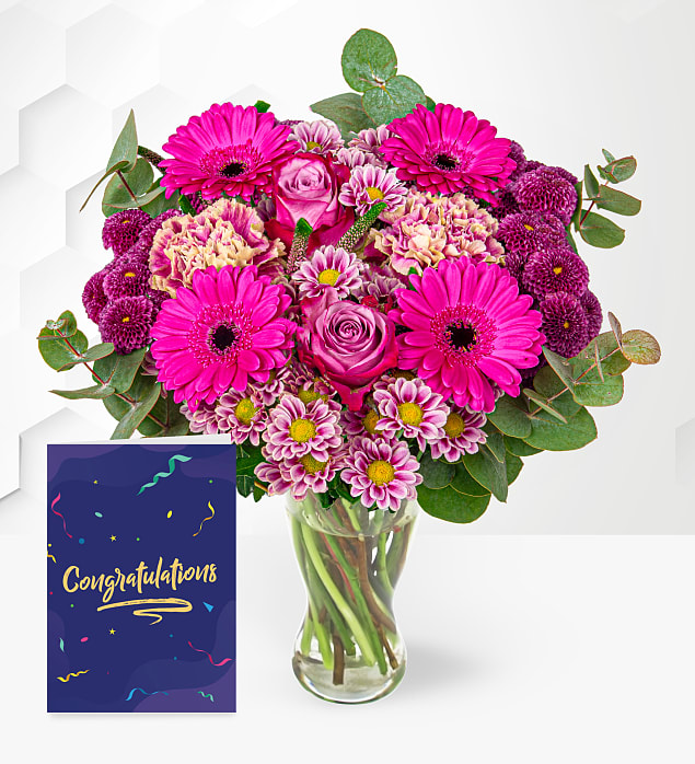 Crimson Collection with Congratulations Card