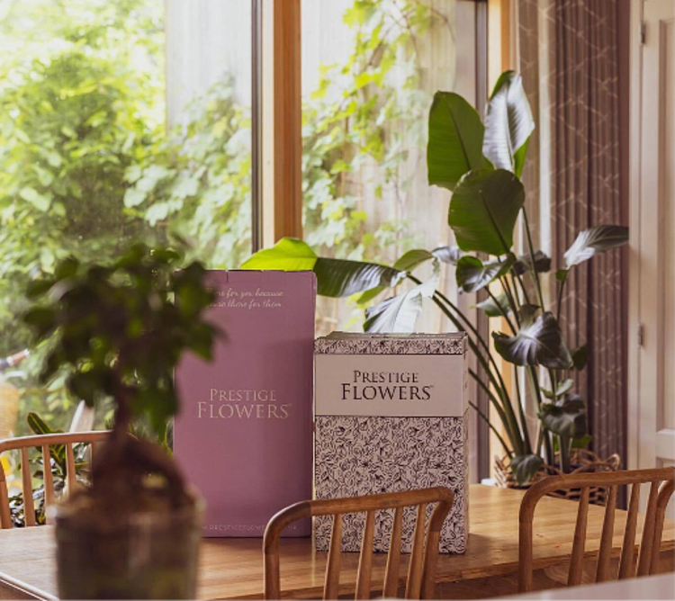 Flowers with Card